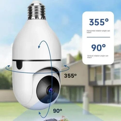 Camara Ip Tipo Bombillo 360º Robotica Wifi Vision Nocturna Camara Ip Tipo Bombillo 360º Robotica Wifi Vision Nocturna Minha loja 