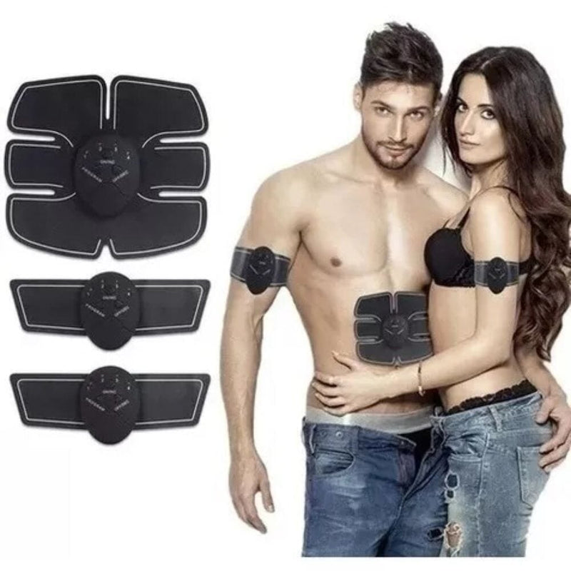 Electroestimulador Muscular Abdominales MuscPRO® Electroestimulador Muscular Abdominales MuscPRO® Minha loja Negro 