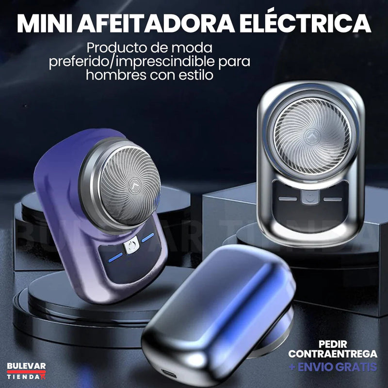 Mini Afeitadora Eléctrica USB de Larga Duración Belleza Minha loja 