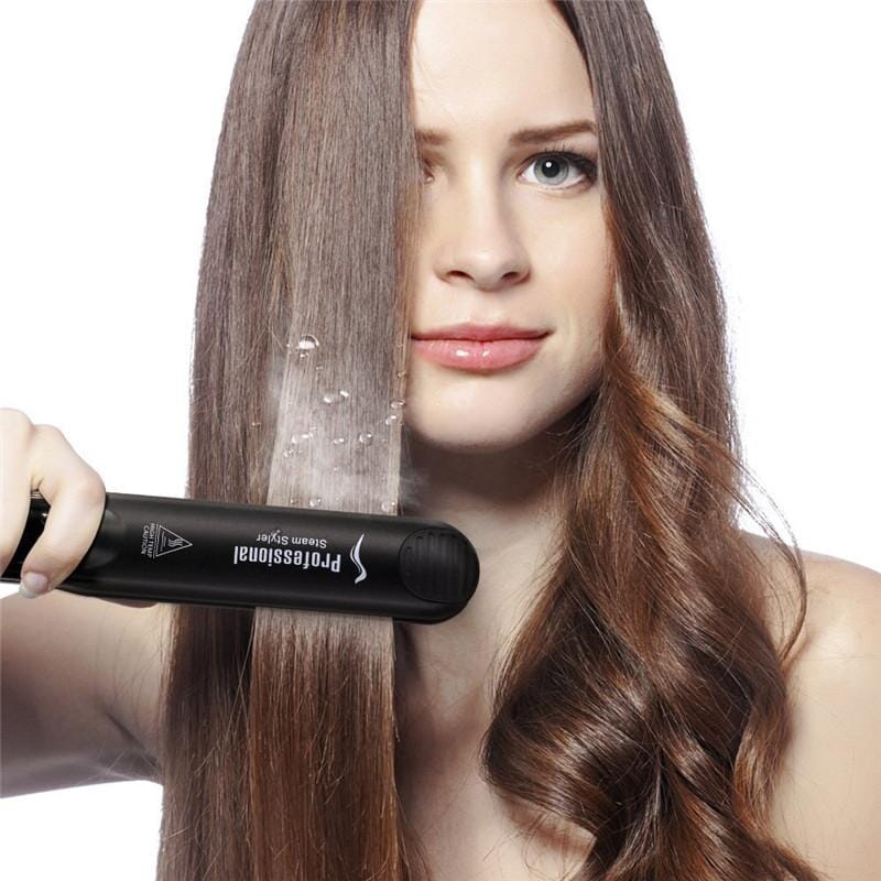 Plancha de Cabello HairPRO® a Vapor Tratamiento Intensivo Belleza Minha loja 