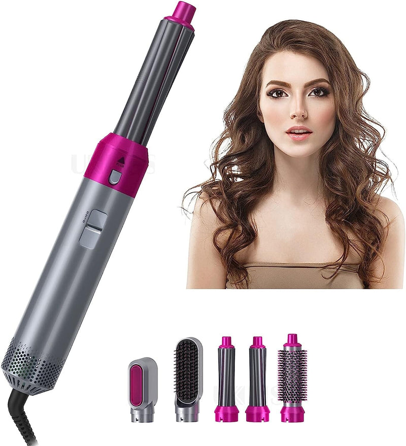 Secador De Pelo Alisador 5 En 1 - Hot Air Hair™ Belleza Minha loja 